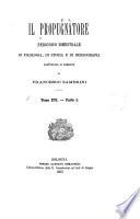 Il Propugnatore ...
