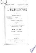 Il propugnatore studi filologici, storici e bibliografici