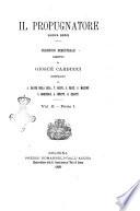 Il propugnatore studi filologici, storici e bibliografici