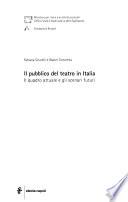 Il pubblico del teatro in Italia