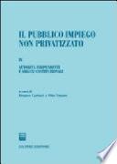 Il pubblico impiego non privatizzato