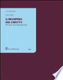 Il recupero del credito. Percorsi giurisprudenziali