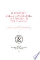 Il registro della cancelleria di Federico II del 1239-1240