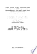 Il restauro delle opere d'arte