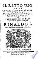 Il retto uso delle civile conversazione (etc.)