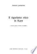 Il rigorismo etico in Kant