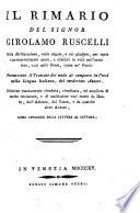 Il rimario