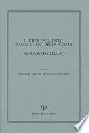 Il rinnovamento umanistico della poesia