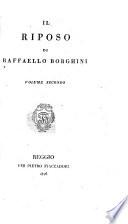 Il riposo di Raffaello Borghini. Volume primo -terzo!