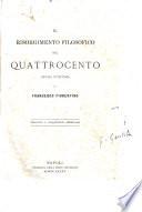 Il risorgimento filosofico del Quattrocento
