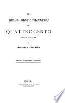 Il risorgimento filosofico nel quattrocento