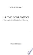 Il ritmo come poetica