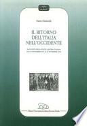 Il ritorno dell'Italia nell'Occidente