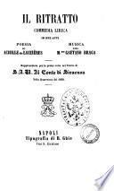 Il ritratto commedia lirica in due atti poesia di Achille de Lauzières