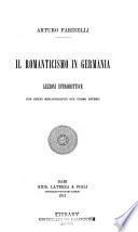 Il romanticismo in Germania
