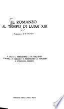 Il Romanzo al tempo di Luigi XIII