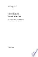 Il romanzo come sistema