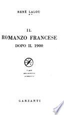 Il romanzo francese dopo il 1900