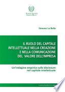 Il ruolo del capitale intellettuale nella creazione e nella comunicazione del valore dell'impresa