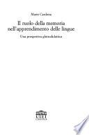 Il ruolo della memoria nell'apprendimento delle lingue