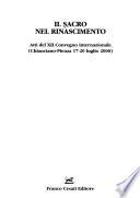 Il sacro nel Rinascimento