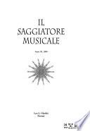 Il saggiatore musicale