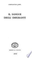Il sangue degli emigranti
