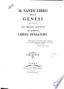 Il santo libro della Genesi difeso da' nuovi assalti de' moderni liberi pensatori[Jacopo Belli]