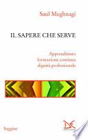 Il sapere che serve. Apprendistato, formazione continua, dignità professionale