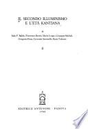 Il Secondo illuminismo e l'età kantiana