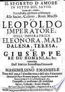 Il segreto d'amore in petto del Savio. Drama per Musica ... composto ... da
