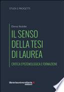 Il senso della tesi di laurea