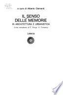 Il senso delle memorie in architettura e urbanistica