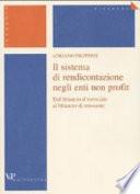 Il sistema di rendicontazione negli enti non profit. Dal bilancio d'esercizio al bilancio di missione