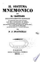 Il sistema mnemonico di Mr. Castilho succintamente esposto ...