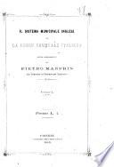 Il sistema municipale inglese e la legge comunale italiana: La costituzione municipale inglese