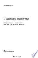 Il socialismo indifferente