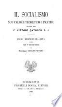 Il socialismo suo valore teoretico e pratico