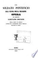 Il soldato pontificio alla scuola della religione