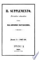 Il Supplemento. Periodico educativo edito da Angelo Cavalieri