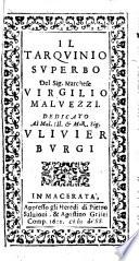 Il tarquinio superbo del sig. Macchefe Virgilio Malvezzi ...