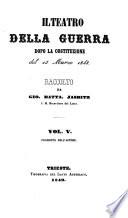 Il teatro della guerra dopo la costituzione del 15. Marzo 1848