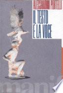 Il testo e la voce