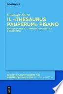 Il «Thesaurus pauperum» pisano