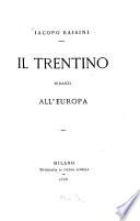 Il Trentino dinanzi all'Europa