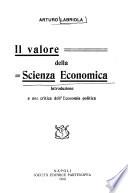 Il valore della scienza economica