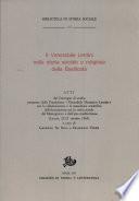 Il Venerabile Lentini nella storia sociale e religiosa della Basilicata