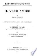 Il vero amico di Carlo Goldoni
