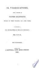 Il viaggiatore, dall'inglese di Oliver Goldsmith