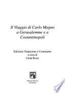 Il Viaggio di Carlo Magno a Gerusalemme e a Costantinopoli